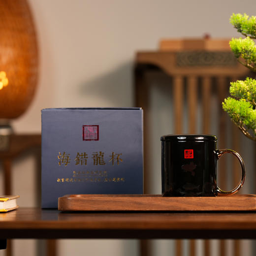 【父亲节礼物】海错图感温变色杯马克杯 带盖礼盒包装 国潮风 生日礼物 龙年礼品 商品图0