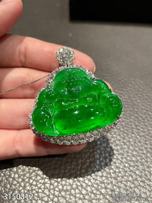 老坑帝王绿佛公吊坠【3150312】具体价格微信咨询 商品图2