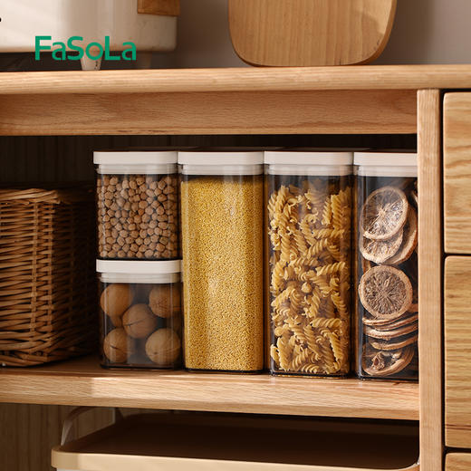 FaSoLa面条收纳盒厨房挂面桶干货意面储存储物罐五谷杂粮密封罐 商品图3