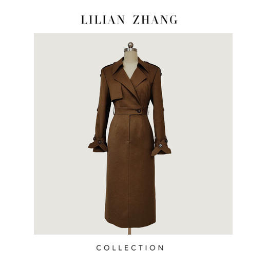 C系列——定制—奢华都市——摩登新宠——英伦风、风衣式连衣裙  2301125 商品图0