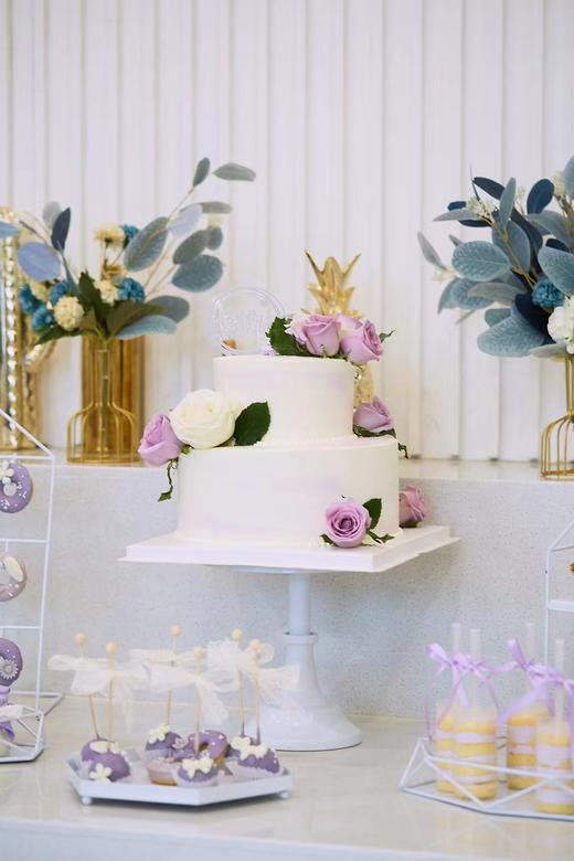 紫罗兰系优雅甜品台 商品图5