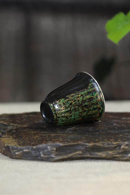 大漆银杯°闻香杯（漆纹随机） 商品图5