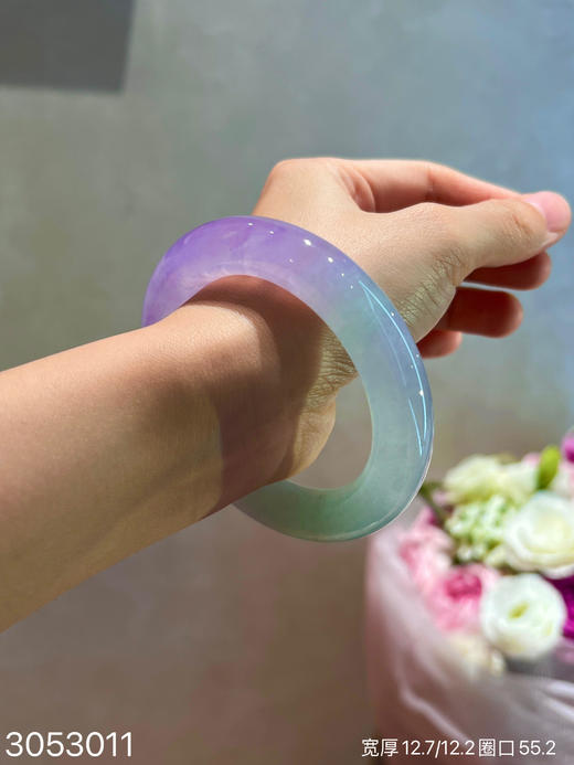紫罗兰圆镯【3053011】圈口55.2~具体价格微信咨询 商品图6