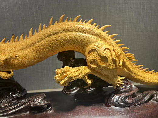 龍行天下｜龙年大吉°黄杨木摆件 商品图6