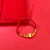 【限时7.5折】【定价黄金】足金 #儿童/宝宝 3D硬金兔年生肖有钱兔金币兔子红绳调节米菲兔成品手串（宝宝、大人都适戴）(AA3DSC00151-2)（预售产品下单后不退款不退货不换货不补差价） 商品缩略图0