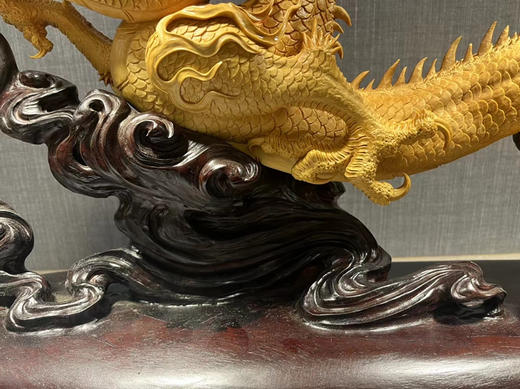 龍行天下｜龙年大吉°黄杨木摆件 商品图4