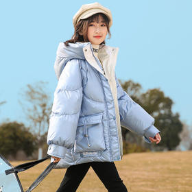 ALBB-女童羽绒棉衣2023新款洋气冬装中大儿童加厚棉服