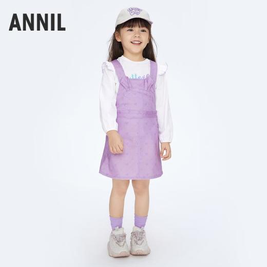 女童萌趣可爱背带裙春季新款安奈儿童装实体店同款XG413614 商品图3