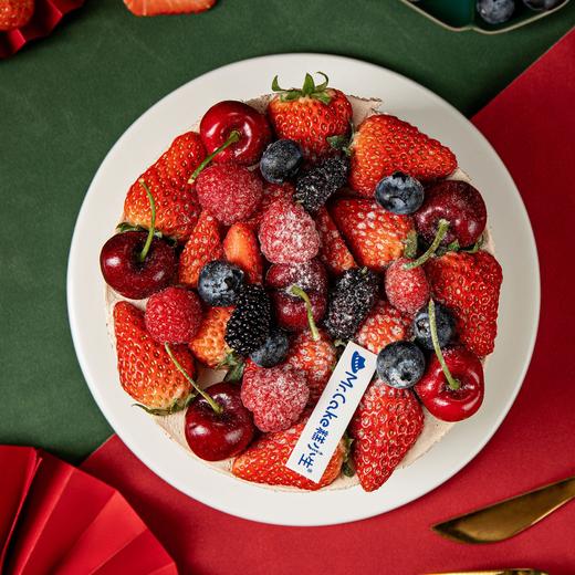 巨无霸草莓车厘子蛋糕 商品图3