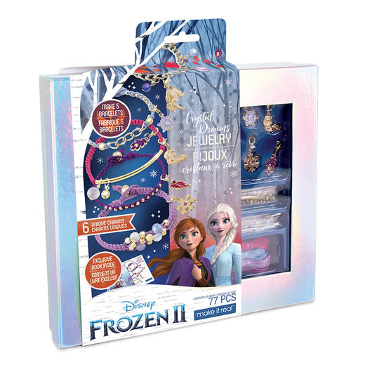 make it real美益睿 迪士尼冰雪奇缘2系列冰雪世界DIY玩具套装MIRC4380 商品图0