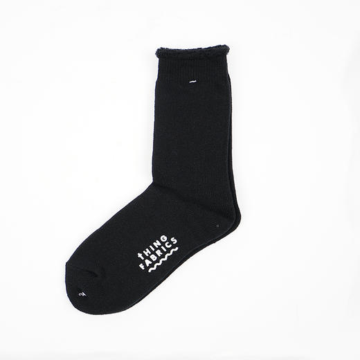 THING FABRICS TF Crew  Socks 日本制有机棉内里毛圈袜子 中筒袜 商品图1