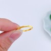 【限时克减150元】足金999 #条戒 #超轻 5G超轻黄金固口空心CNC波光圈戒猫眼条戒(AG5GJZ00186)（预售产品下单后不退款不退货不换货不补差价） 商品缩略图2