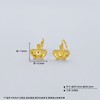 【限时克减150元】足金999 #皇冠 (足金999字印)5G黄金鱼鳞皇冠耳钉(5GES00431)（预售产品下单后不退款不退货不换货不补差价） 商品缩略图2
