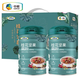 中粮可益康桂花坚果藕粉礼盒900g