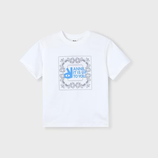 男女童弹力保型亲子装圆领短袖新款安奈儿童装实体店同款AM411566 商品图7