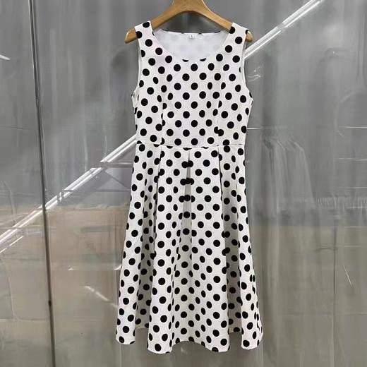 A7108        高端气质减龄百搭小西装外套+波点连衣裙两件套套裙（特价不退换，细节有差异，以实拍为准） 商品图4