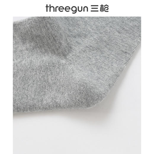 Threegun三枪 商务毛圈中筒男袜(1双装)-91309Z031 商品图6