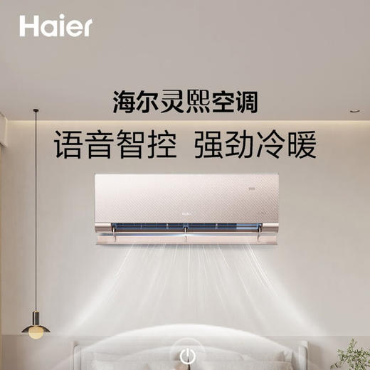 海尔（Haier）家用空调KFR-35GW/A2DAB81VU1好用-离线语音控制苏黎金新一级能效 除菌舱 商品图0