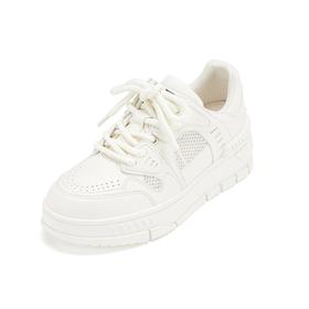 westory2024春季新款休闲厚底镂空气垫底超轻圆头百搭老爹鞋S24AM57031