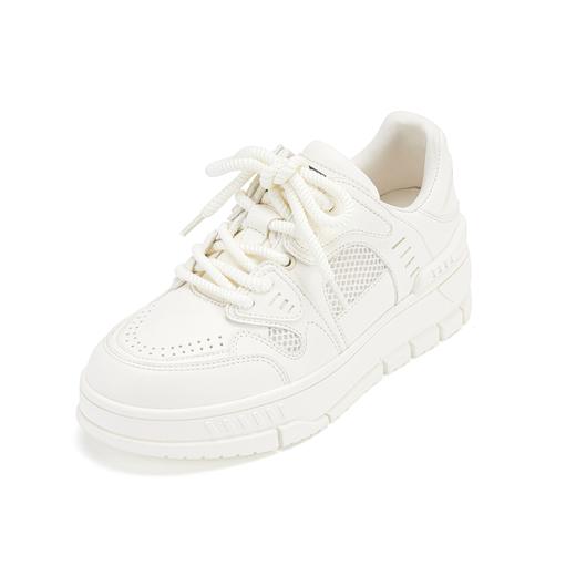 westory2024春季新款休闲厚底镂空气垫底超轻圆头百搭老爹鞋S24AM57031 商品图0