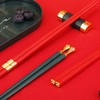 【买10双立减10元】过年筷子 家用高颜值轻奢风新款防滑合金筷 商品缩略图2