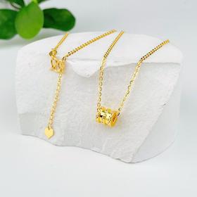 【限时克减128元】足金999 (足金999字印)5G黄金小蛮腰调节套链(5GTL00545)（预售产品下单后不退款不退货不换货不补差价（预售产品下单后不退款不退货不换货不补差价