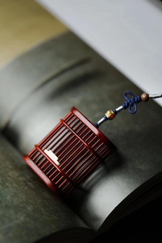 玲笼香囊°小叶紫檀挂件 商品图2