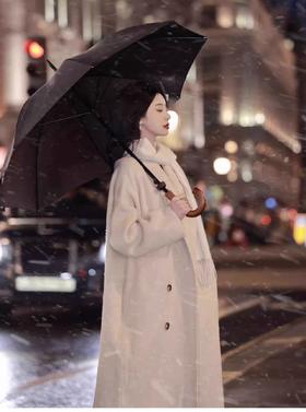 新推出90羽绒内衬出口欧洲大牌订单高货😀【花侍·高端90白鸭绒长款毛呢羽绒大衣外套】暖暖过冬羽绒内胆高贵女士首选大衣送妈妈