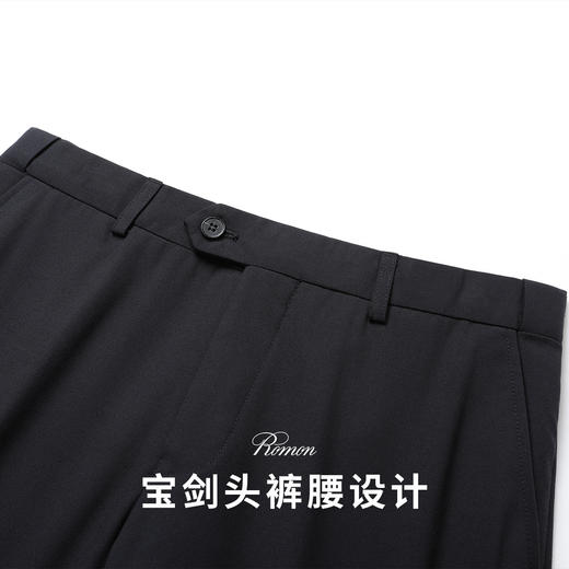 【西装+西裤】罗蒙男士西装套装两件套商务正装戗驳领一粒扣婚庆西装套装 商品图7