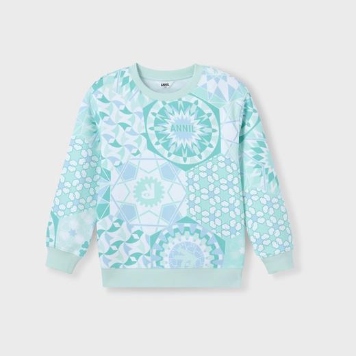 男童简约时尚圆领长袖卫衣新款安奈儿童装实体店同款AB411515 商品图1