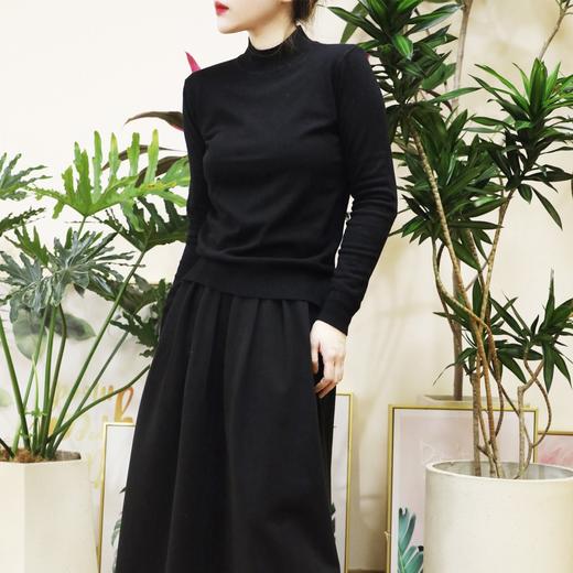 半高领羊毛毛衣 小众设计 优雅温暖 经典不过时 商品图3