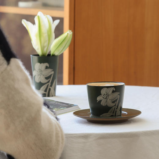 林智颖 马蹄莲 百合杯 盘 陶瓷 商品图2