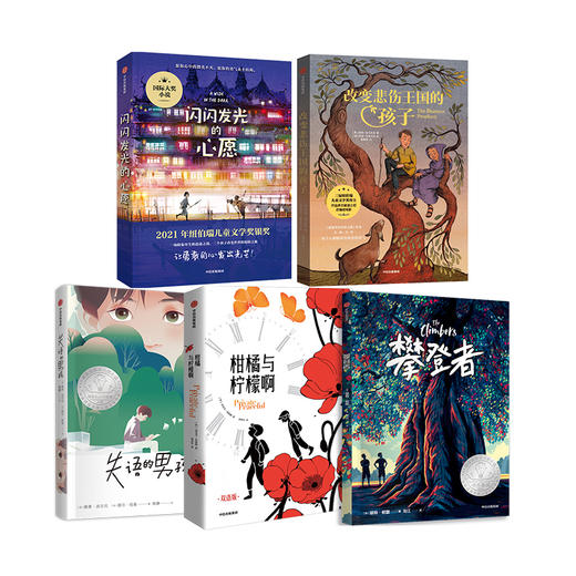 改变悲伤王国的孩子+闪闪发光的心愿+攀登者+柑橘与柠檬啊（双语版）+失语的男孩（套装5册） 商品图0
