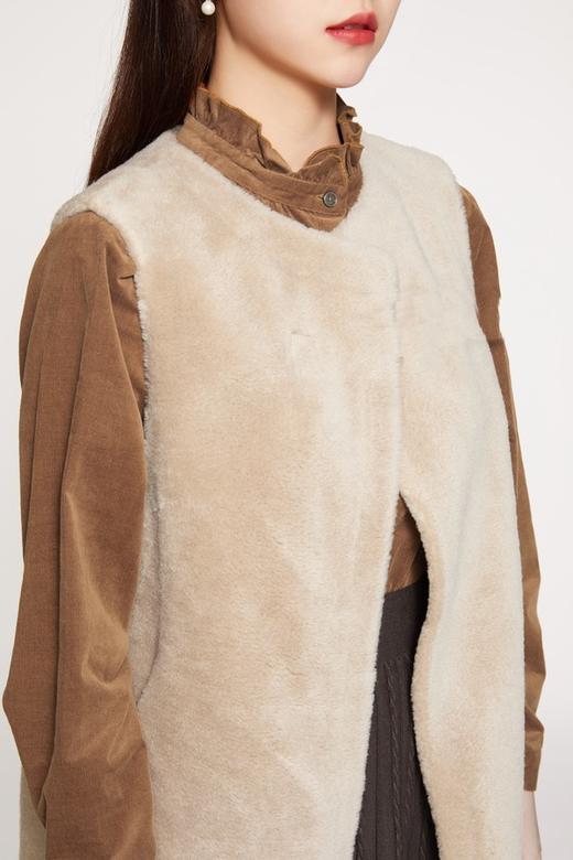 ANSUABEL 羊羔毛颗粒马甲外套 10145 商品图2