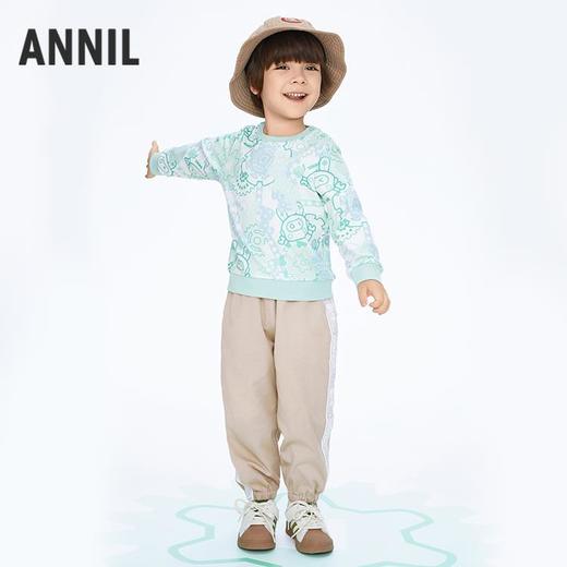 男童运动休闲单裤长裤裤子新款安奈儿童装实体店同款XB416535 商品图5