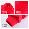 【新年红】女童裙式防风保暖85%鸭绒中长款羽绒服安奈儿童装EG345503 商品缩略图2