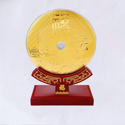 【限时克减150元】足金999 #招财纳福 吉样如意招财纳福平安扣摆件礼盒（配精美包装/手提袋、NGTC国检证书）(ATBJ00009)（预售产品下单后不退款不退货不换货不补差价） 商品图2