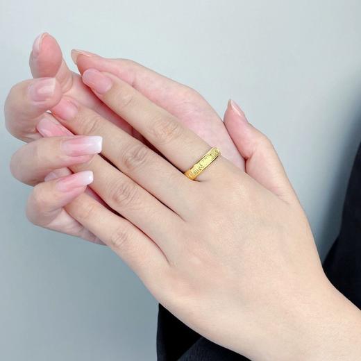 【限时克减150元】足金999.9 活口卷边百福戒百福天元戒(JZ00404)（预售产品下单后不退款不退货不换货不补差价（预售产品下单后不退款不退货不换货不补差价 商品图3