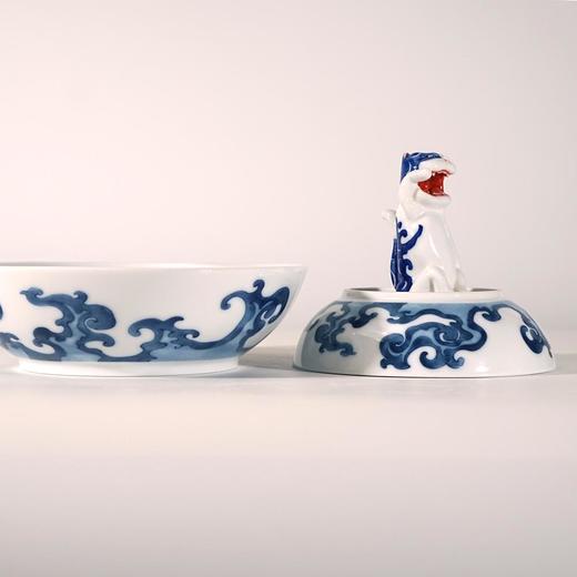 不仁斋 人气新款釉中贴花青花云纹 青花盘 餐盘 餐具 商品图6