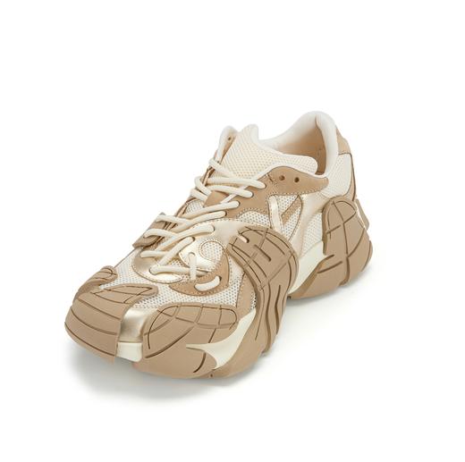 westory春季新款休闲厚底镂空气垫底超轻圆头百搭老爹鞋W24AM57471 商品图1