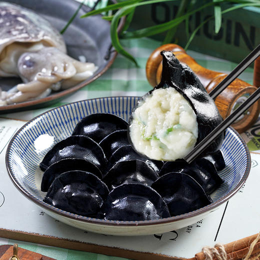 饺小歌海鲜水饺多口味组合装330g*4袋墨鱼鲅鱼黄花鱼鳕鱼 商品图4