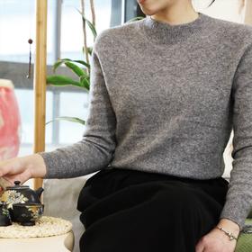 半高领羊毛毛衣 小众设计 优雅温暖 经典不过时