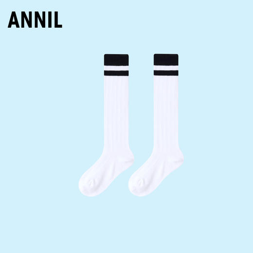 【实体店同款】女童学院风高筒袜春季新款安奈儿童装JG417574 商品图2