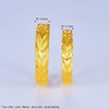 【限时克减150元】足金999 #情侣日常 5G黄金麦穗活口情侣戒/对(AG5GQLJ00021)（预售产品下单后不退款不退货不换货不补差价）（预售产品下单后不退款不退货不换货不补差价） 商品缩略图2