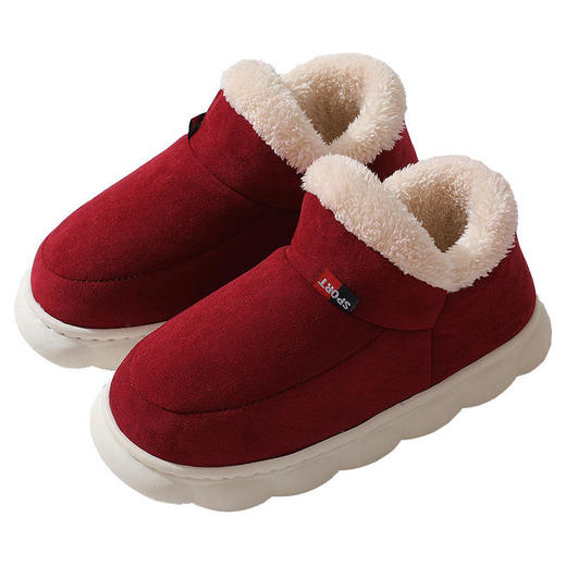 ALBB-2023新款棉鞋男女冬季外穿包跟加绒室内保暖厚底防滑耐磨 商品图4