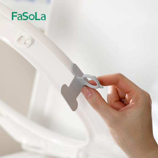 FaSoLa卫生间马桶提盖器掀马桶盖把手防脏硅胶马桶拉手揭盖器神器 商品图10