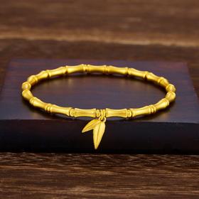 【限时克减150元】足金999.9 #小红书 古法传承国风竹节手串(周长约17-18cm)(GFSCW00019)补差价）预售产品下单后不退款不退货不换货不补差价