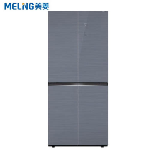 美菱(MELING) 420升变频十字对开门冰箱 一级能效风冷无霜家用双变频钢化玻璃门体 星辰灰 BCD-420WP9B #62 商品图1