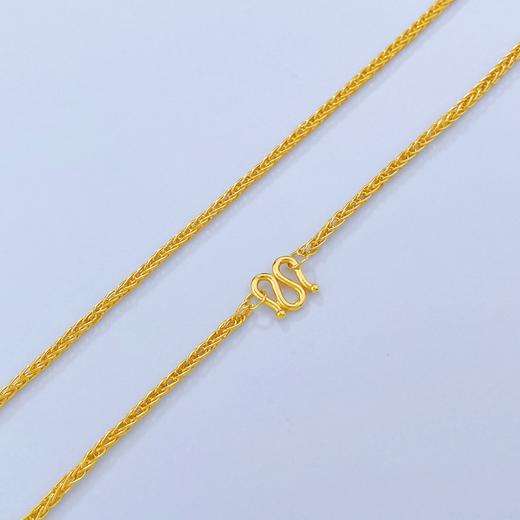 【限时克减128元】足金999.9 圆肖邦链项链(XL00014-06)补差价）补差价）预售产品下单后不退款不退货不换货不补差价 商品图0