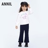 女童时尚简约圆领长袖针织衫春季新款安奈儿童装实体店同款XG411613 商品缩略图3